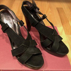 Nine West Velvet Heels